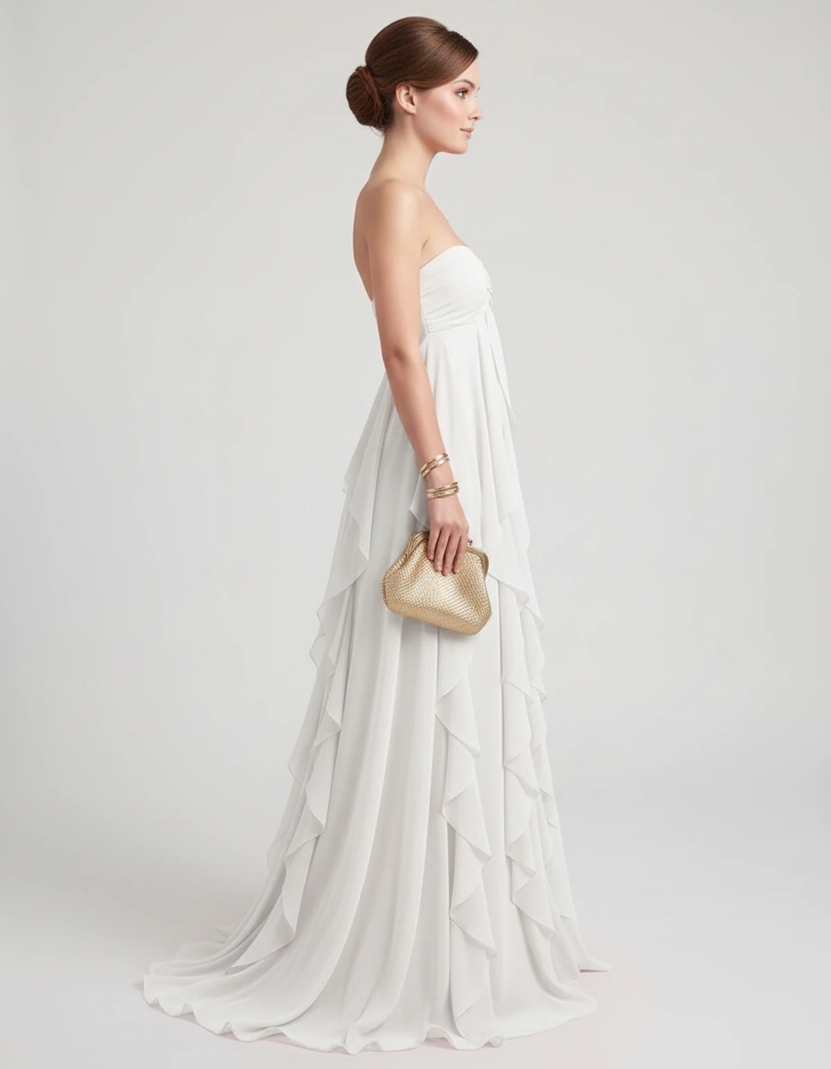 Petronella Maxi Dresses — White | SKU: RB-bc5389-white-XS,RB-bc5389-white-S,RB-bc5389-white-M,RB-bc5389-white-L,RB-bc5389-white-XL,RB-bc5389-white-2XL