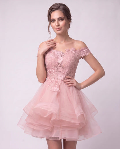 Philippa Mini Dresses — Pink | SKU: RB-53a8af-pink-2,RB-53a8af-pink-4,RB-53a8af-pink-6,RB-53a8af-pink-8,RB-53a8af-pink-10,RB-53a8af-pink-12,RB-53a8af-pink-14,RB-53a8af-pink-14W,RB-53a8af-pink-16W,RB-53a8af-pink-18W,RB-53a8af-pink-20W,RB-53a8af-pink-22W