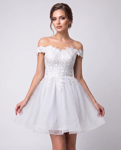 Philippa Mini Dresses — White