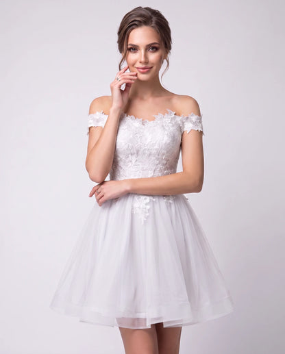 Philippa Mini Dresses — White | SKU: RB-53a8af-white-2,RB-53a8af-white-4,RB-53a8af-white-6,RB-53a8af-white-8,RB-53a8af-white-10,RB-53a8af-white-12,RB-53a8af-white-14,RB-53a8af-white-14W,RB-53a8af-white-16W,RB-53a8af-white-18W,RB-53a8af-white-20W,RB-53a8af-white-22W