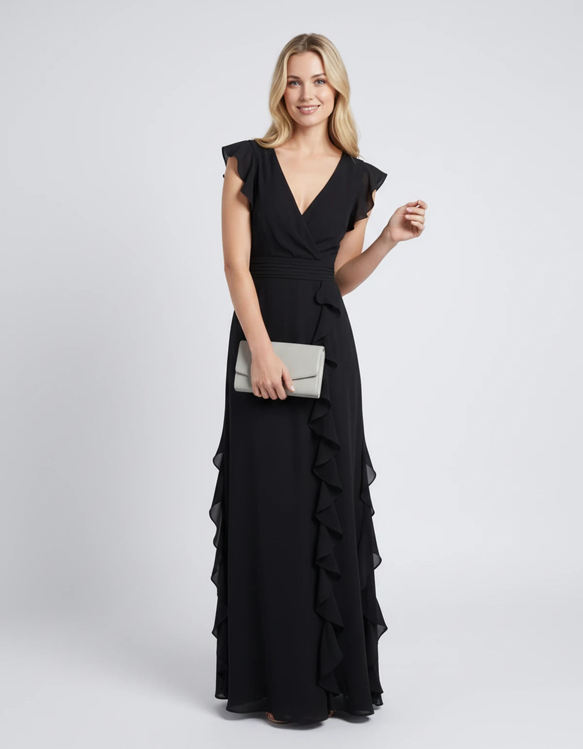 Pierrette Maxi Dresses — Black | SKU: RB-3d98d2-black-XS,RB-3d98d2-black-S,RB-3d98d2-black-M,RB-3d98d2-black-L,RB-3d98d2-black-XL,RB-3d98d2-black-2XL