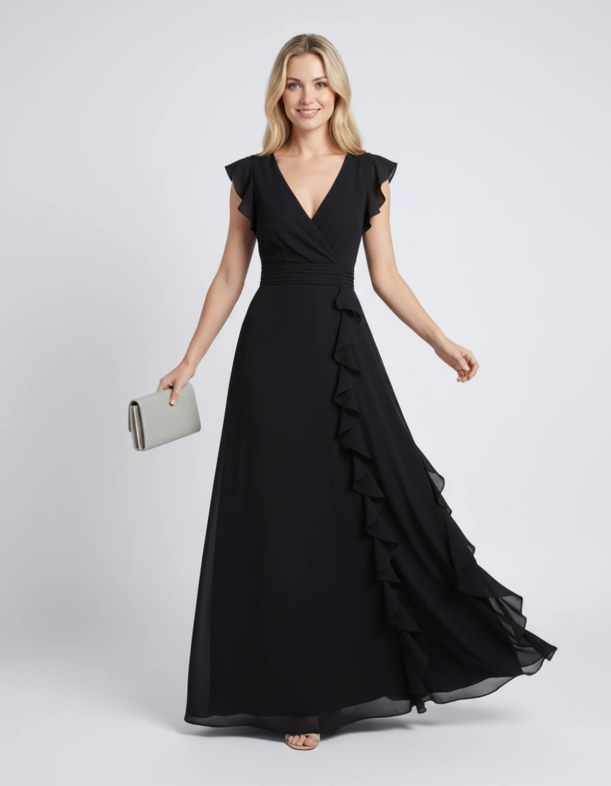 Pierrette Maxi Dresses — Black | SKU: RB-3d98d2-black-XS,RB-3d98d2-black-S,RB-3d98d2-black-M,RB-3d98d2-black-L,RB-3d98d2-black-XL,RB-3d98d2-black-2XL