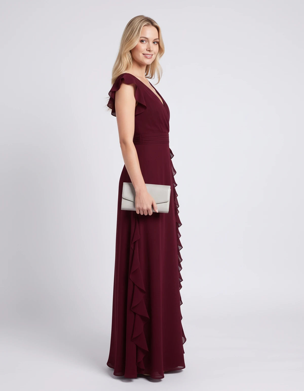 Pierrette Maxi Dresses — Burgundy | SKU: RB-3d98d2-burgundy-XS,RB-3d98d2-burgundy-S,RB-3d98d2-burgundy-M,RB-3d98d2-burgundy-L,RB-3d98d2-burgundy-XL,RB-3d98d2-burgundy-2XL
