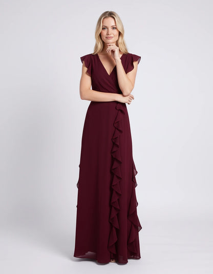 Pierrette Maxi Dresses — Burgundy | SKU: RB-3d98d2-burgundy-XS,RB-3d98d2-burgundy-S,RB-3d98d2-burgundy-M,RB-3d98d2-burgundy-L,RB-3d98d2-burgundy-XL,RB-3d98d2-burgundy-2XL