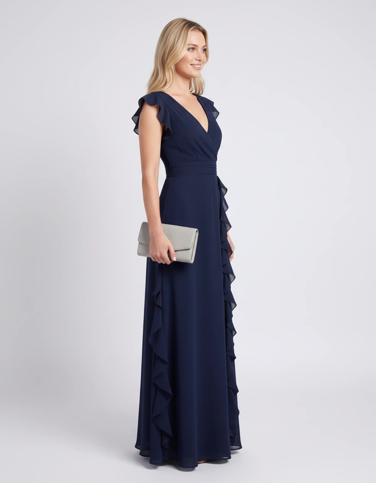Pierrette Maxi Dresses — Navy | SKU: RB-3d98d2-navy-XS,RB-3d98d2-navy-S,RB-3d98d2-navy-M,RB-3d98d2-navy-L,RB-3d98d2-navy-XL,RB-3d98d2-navy-2XL