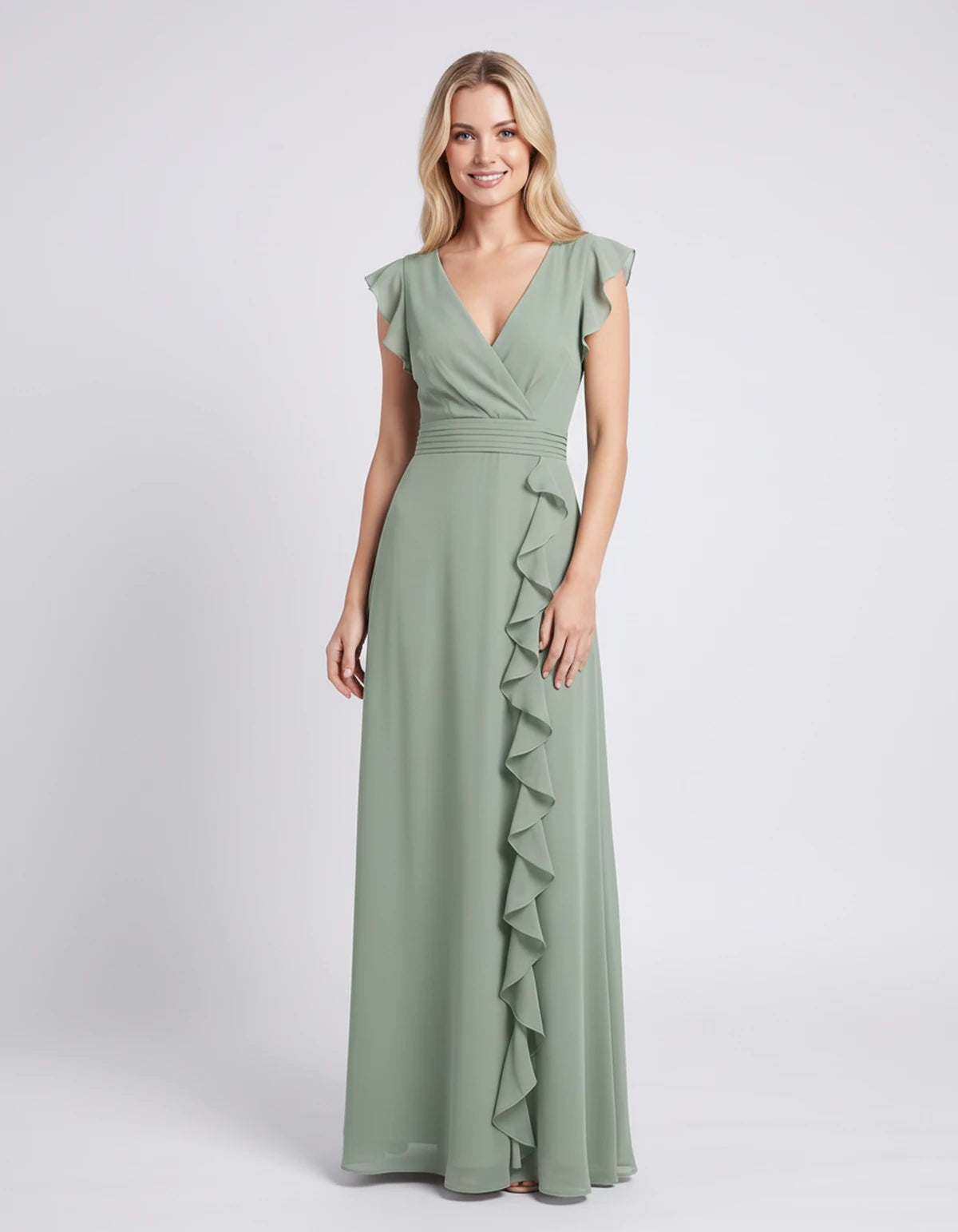 Pierrette Maxi Dresses — Sage Green | SKU: RB-3d98d2-sagegr01-XS,RB-3d98d2-sagegr01-S,RB-3d98d2-sagegr01-M,RB-3d98d2-sagegr01-L,RB-3d98d2-sagegr01-XL,RB-3d98d2-sagegr01-2XL