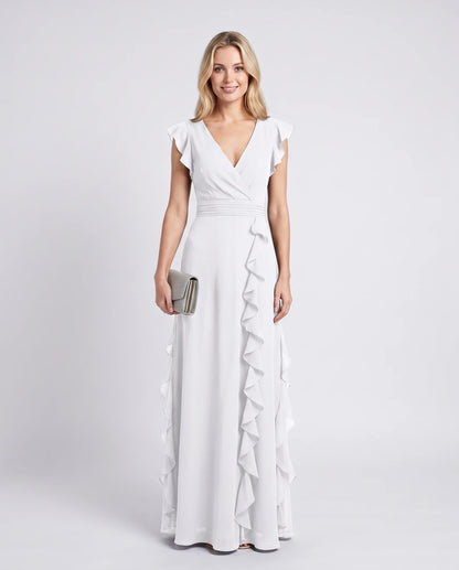 Pierrette Maxi Dresses — White