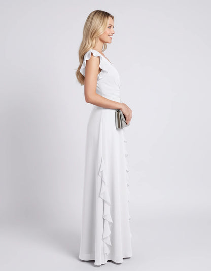 Pierrette Maxi Dresses — White | SKU: RB-3d98d2-white-XS,RB-3d98d2-white-S,RB-3d98d2-white-M,RB-3d98d2-white-L,RB-3d98d2-white-XL,RB-3d98d2-white-2XL