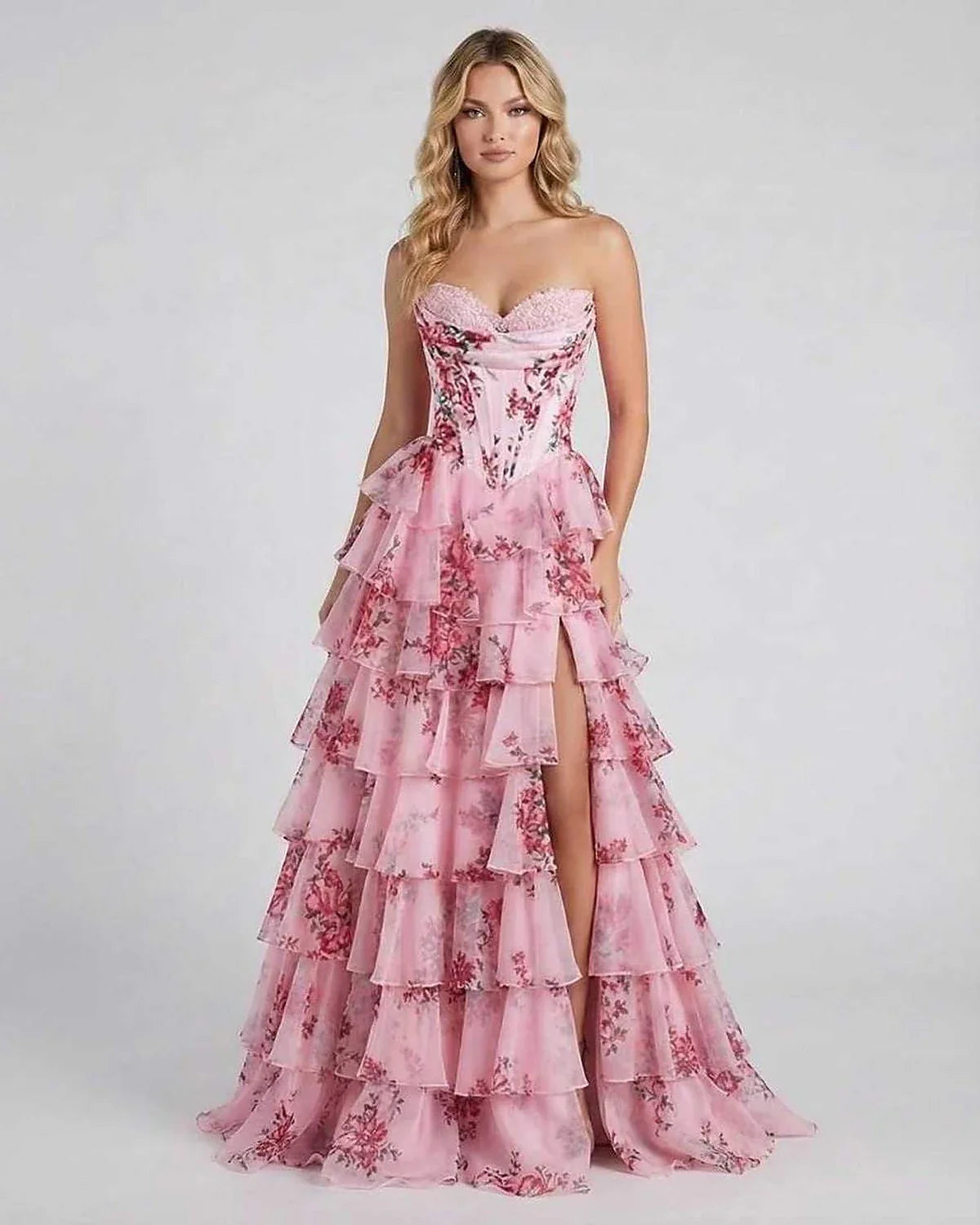 Pink Satin Bodycon Sweetheart Sleeveless Maxi Dress | Bridal Showers, front view | Ramblion | SKU: FMD-123456789-pink-L-3459,FMD-123456789-pink-M-3812,FMD-123456789-pink-S-5758,FMD-123456789-pink-XL-2009,FMD-123456789-pink-XS-8484
