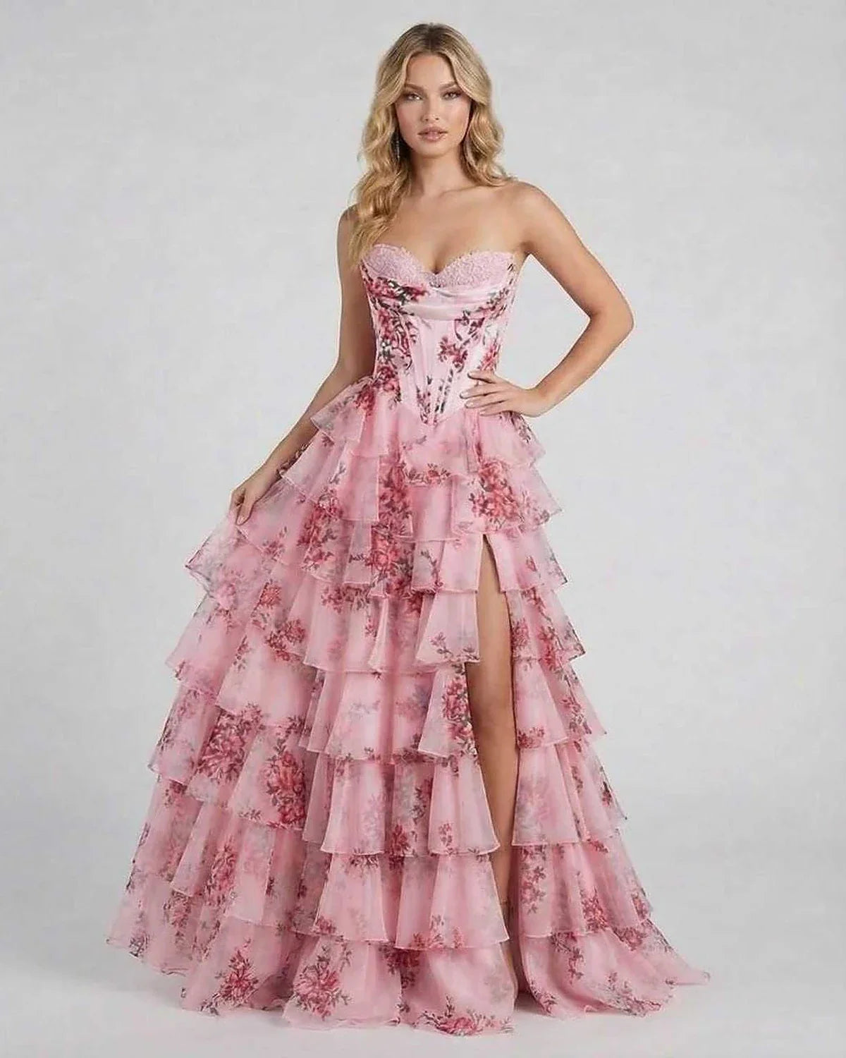 Pink Satin Bodycon Sweetheart Sleeveless Maxi Dress | Bridal Showers, front view | Ramblion | SKU: FMD-123456789-pink-L-3459,FMD-123456789-pink-M-3812,FMD-123456789-pink-S-5758,FMD-123456789-pink-XL-2009,FMD-123456789-pink-XS-8484