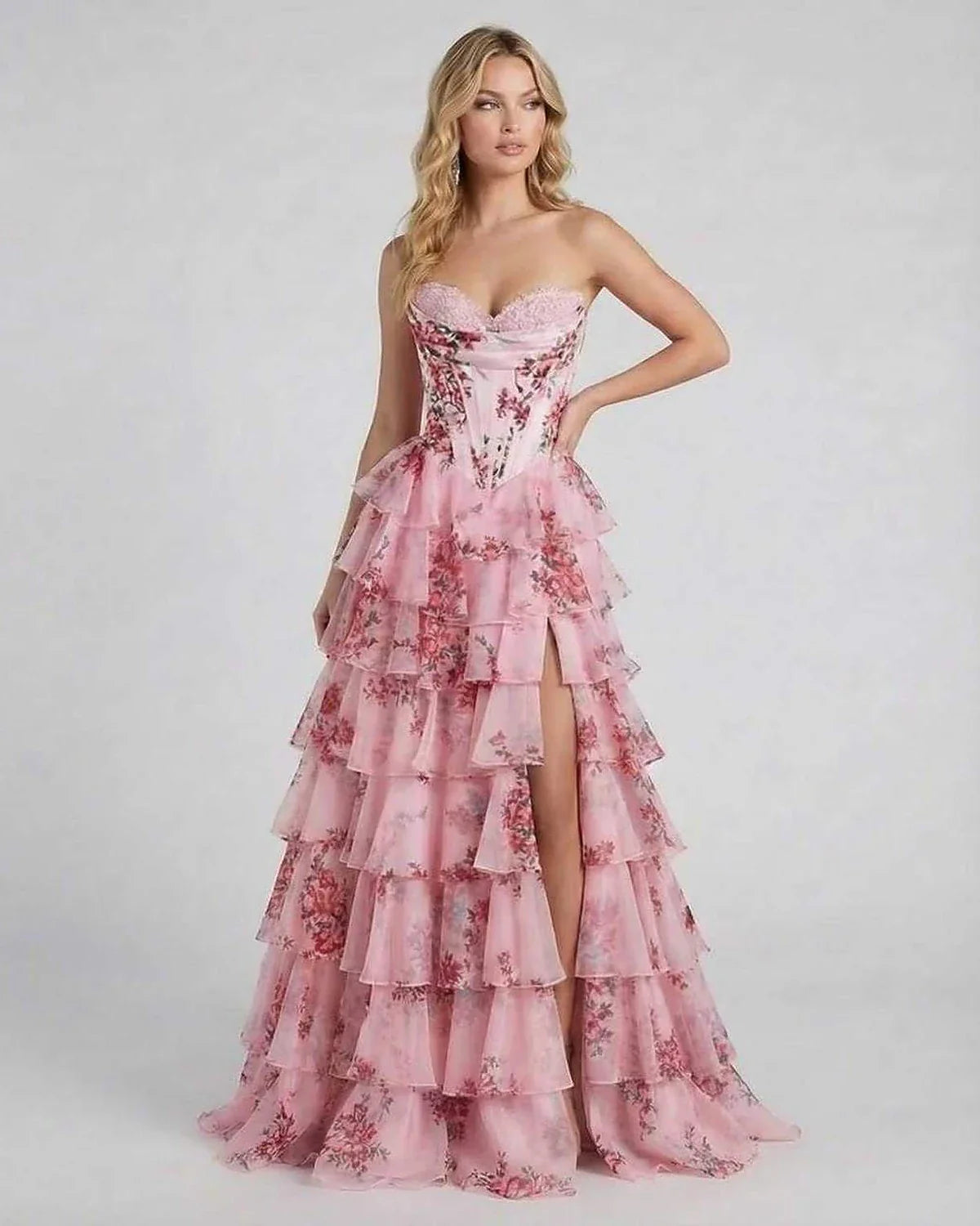 Pink Satin Bodycon Sweetheart Sleeveless Maxi Dress | Bridal Showers, front view | Ramblion | SKU: FMD-123456789-pink-L-3459,FMD-123456789-pink-M-3812,FMD-123456789-pink-S-5758,FMD-123456789-pink-XL-2009,FMD-123456789-pink-XS-8484