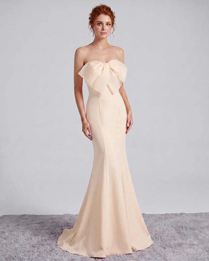 Pink,white,red,black,purple,yellow,beige,blue Mermaid Asymmetric Sleeveless Maxi Dress | Formal Events & Celebrations, front 