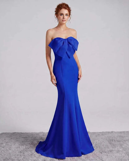 Pink,white,red,black,purple,yellow,beige,blue Mermaid Asymmetric Sleeveless Maxi Dress | Formal Events & Celebrations, front 