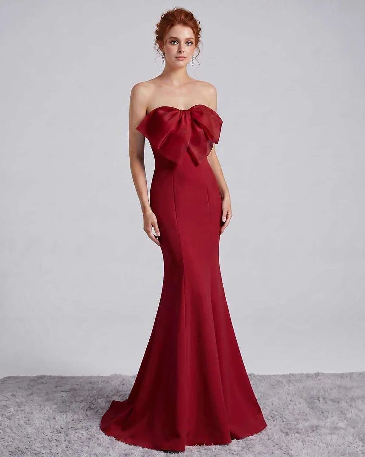 Pink,white,red,black,purple,yellow,beige,blue Mermaid Asymmetric Sleeveless Maxi Dress | Formal Events & Celebrations, front 