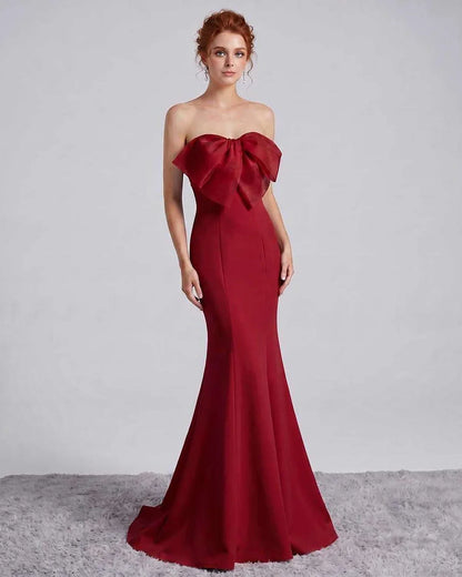Pink,white,red,black,purple,yellow,beige,blue Mermaid Asymmetric Sleeveless Maxi Dress | Formal Events & Celebrations, front 