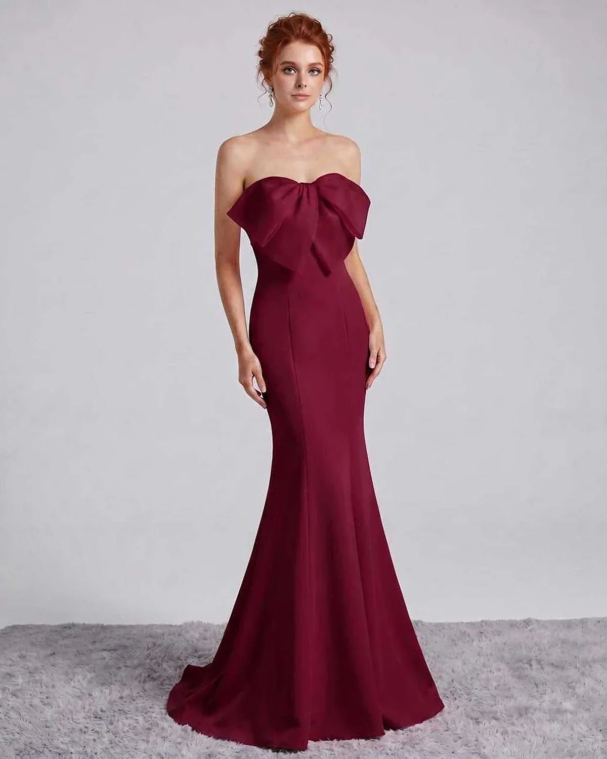 Pink,white,red,black,purple,yellow,beige,blue Mermaid Asymmetric Sleeveless Maxi Dress | Formal Events & Celebrations, front 