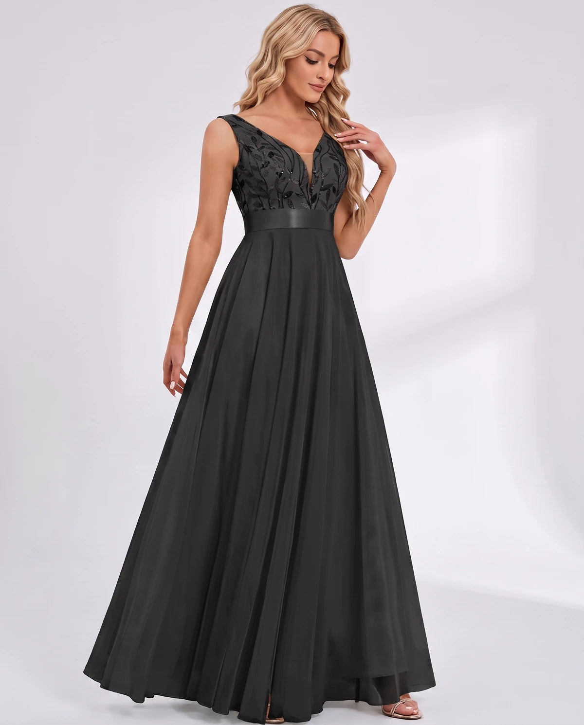 Pomona Maxi Dresses — Black
