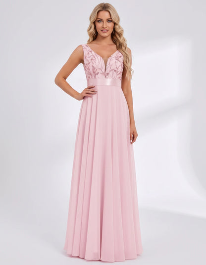 Pomona Maxi Dresses — Pink | SKU: RB-c14c0a-pink-2,RB-c14c0a-pink-4,RB-c14c0a-pink-6,RB-c14c0a-pink-8,RB-c14c0a-pink-10,RB-c14c0a-pink-12,RB-c14c0a-pink-14,RB-c14c0a-pink-16,RB-c14c0a-pink-16W,RB-c14c0a-pink-18W,RB-c14c0a-pink-20W,RB-c14c0a-pink-22W
