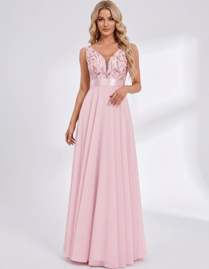 Pomona Maxi Dresses — Pink | SKU: RB-c14c0a-pink-2,RB-c14c0a-pink-4,RB-c14c0a-pink-6,RB-c14c0a-pink-8,RB-c14c0a-pink-10,RB-c14c0a-pink-12,RB-c14c0a-pink-14,RB-c14c0a-pink-16,RB-c14c0a-pink-16W,RB-c14c0a-pink-18W,RB-c14c0a-pink-20W,RB-c14c0a-pink-22W