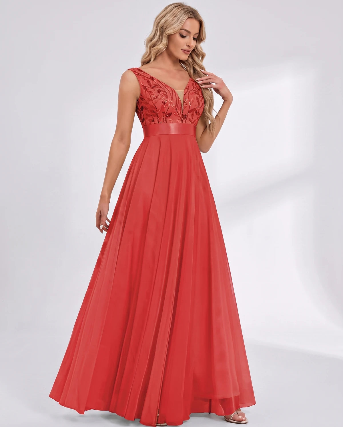 Pomona Maxi Dresses — Red