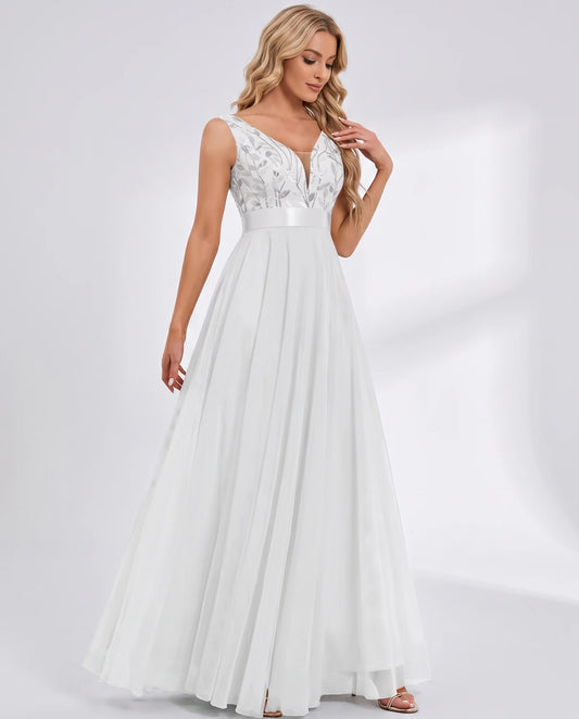 Pomona Maxi Dresses — White