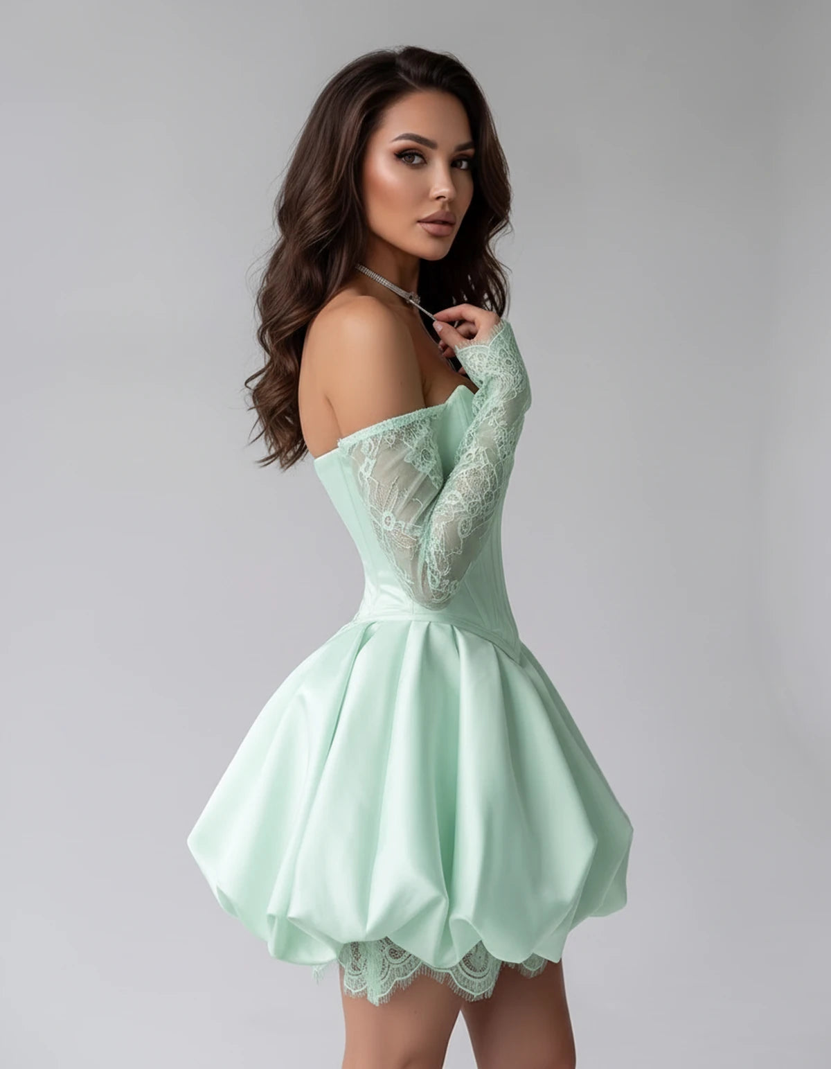 Portofino Mini Dresses — Mint Green | SKU: RB-a7f8f2-mintgrea-XS,RB-a7f8f2-mintgrea-S,RB-a7f8f2-mintgrea-M,RB-a7f8f2-mintgrea-L,RB-a7f8f2-mintgrea-XL,RB-a7f8f2-mintgrea-2XL