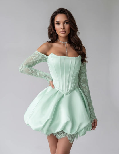 Portofino Mini Dresses — Mint Green | SKU: RB-a7f8f2-mintgrea-XS,RB-a7f8f2-mintgrea-S,RB-a7f8f2-mintgrea-M,RB-a7f8f2-mintgrea-L,RB-a7f8f2-mintgrea-XL,RB-a7f8f2-mintgrea-2XL