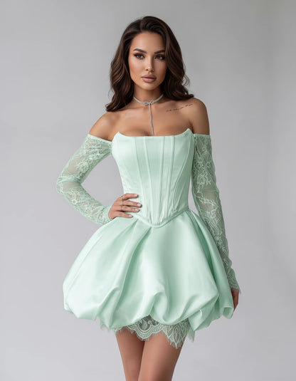 Portofino Mini Dresses — Mint Green | SKU: RB-a7f8f2-mintgrea-XS,RB-a7f8f2-mintgrea-S,RB-a7f8f2-mintgrea-M,RB-a7f8f2-mintgrea-L,RB-a7f8f2-mintgrea-XL,RB-a7f8f2-mintgrea-2XL