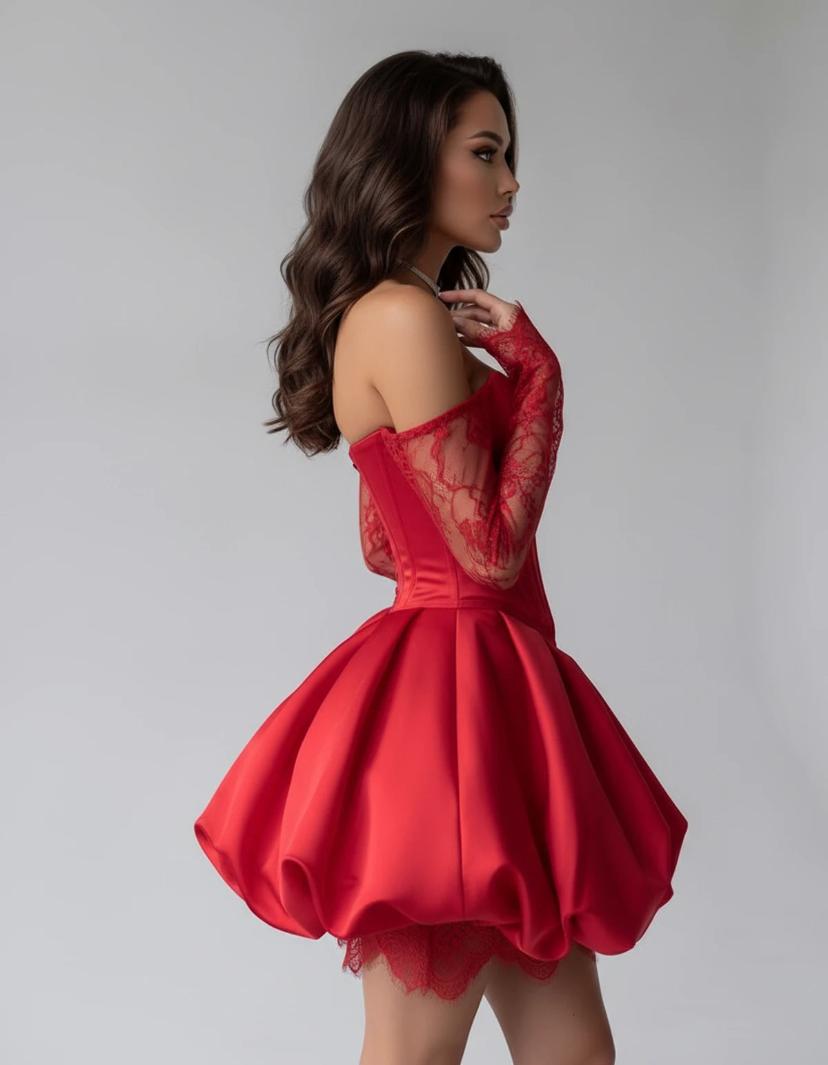 Portofino Mini Dresses — Red | SKU: RB-a7f8f2-red-XS,RB-a7f8f2-red-S,RB-a7f8f2-red-M,RB-a7f8f2-red-L,RB-a7f8f2-red-XL,RB-a7f8f2-red-2XL