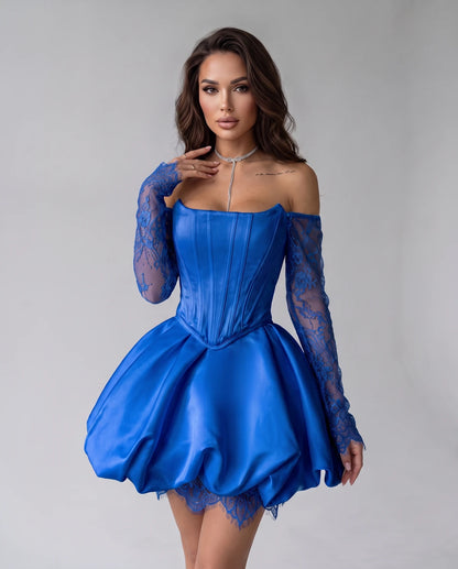 Portofino Mini Dresses — Royal Blue
