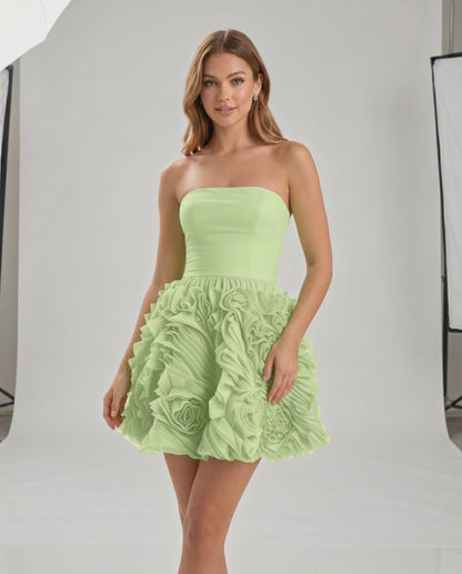 Rosette Mini Dress
