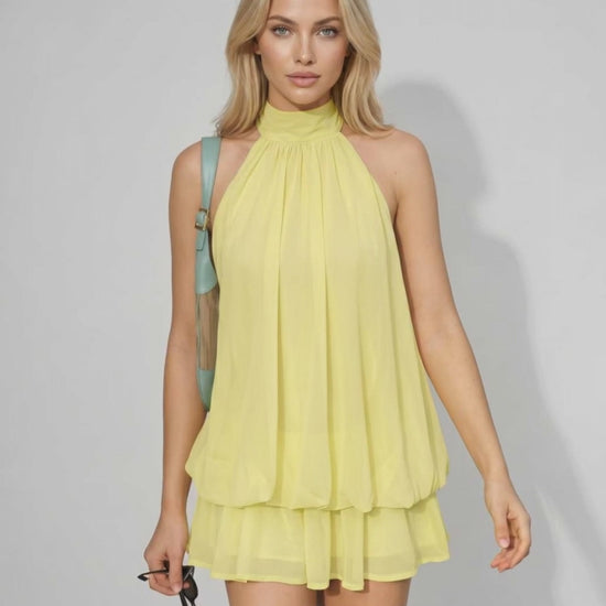 Ramblion Solina mini dress — runway video 1 · styled for prom and cocktail season