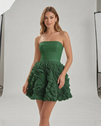 Rosette Mini Dress