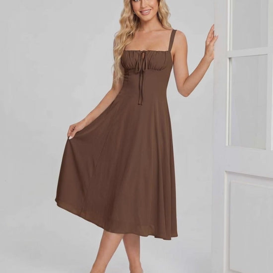Ramblion Eda midi dress — runway video 7 · styled for cocktail and formal season