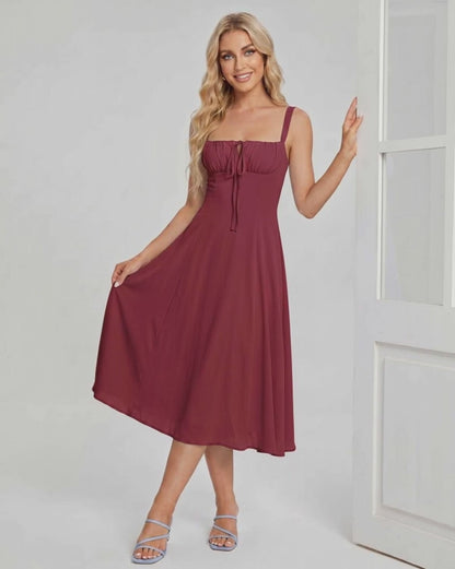 Ramblion Eda midi dress — runway video 4 · styled for cocktail and formal season