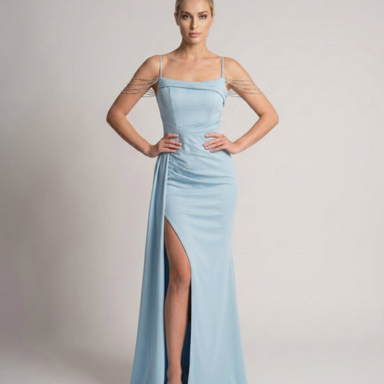 Ramblion Lume maxi dress — runway video 3 · styled for prom and cocktail season