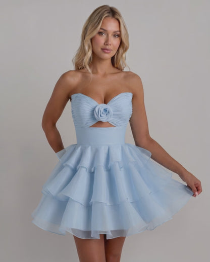 Rosette Mini Dress