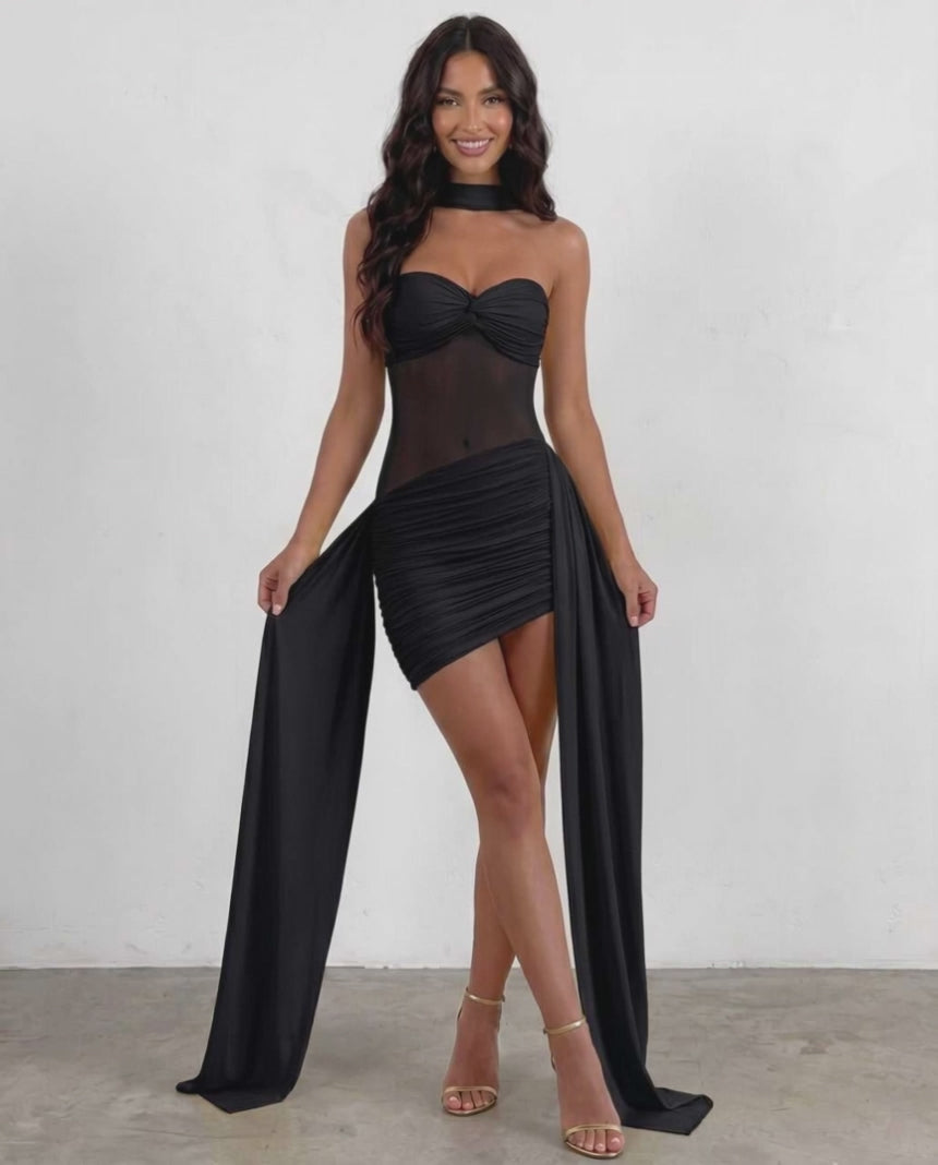 Ramblion Mela mini dress — runway video 2 · styled for prom and cocktail season
