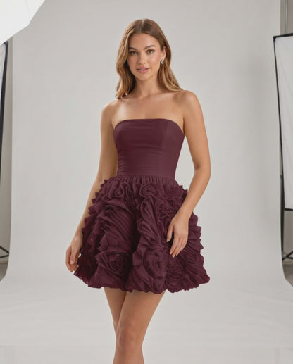 Rosette Mini Dress
