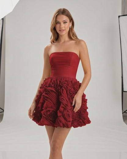 Rosette Mini Dress