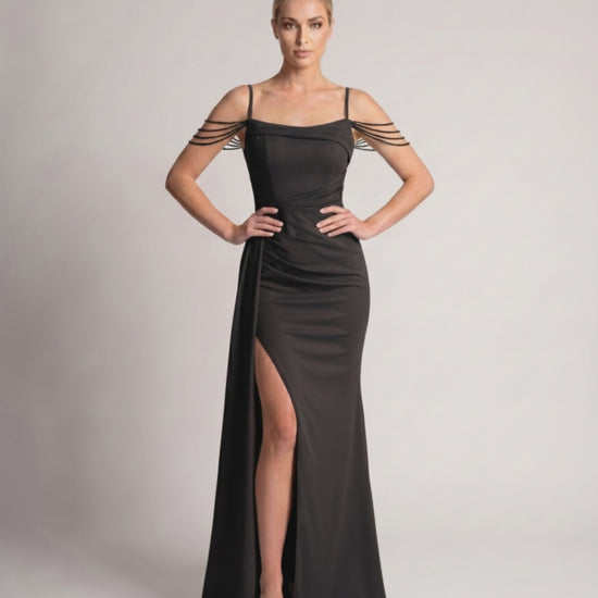 Ramblion Lume maxi dress — runway video 5 · styled for prom and cocktail season