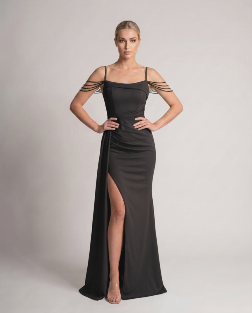 Ramblion Lume maxi dress — runway video 5 · styled for prom and cocktail season