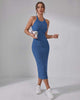 Ramblion Mia midi dress — runway video 3 · styled for cocktail and formal season