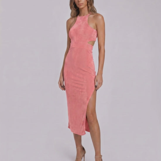 Ramblion Ina midi dress — runway video 3 · styled for cocktail and formal season