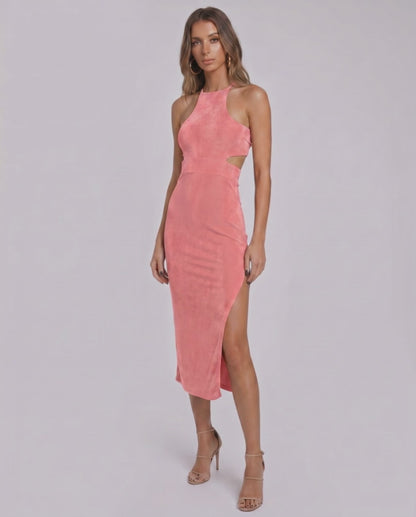 Ramblion Ina midi dress — runway video 3 · styled for cocktail and formal season