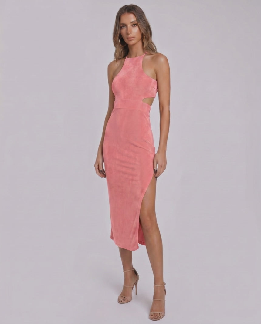 Ramblion Ina midi dress — runway video 3 · styled for cocktail and formal season