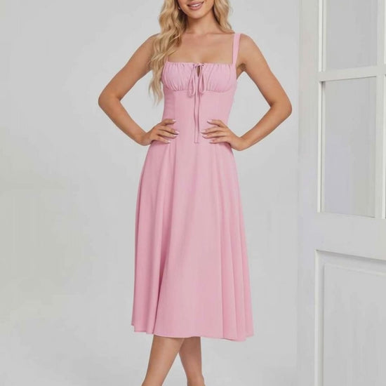 Ramblion Eda midi dress — runway video 5 · styled for cocktail and formal season