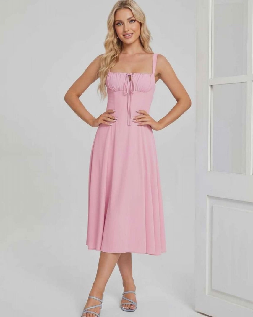 Ramblion Eda midi dress — runway video 5 · styled for cocktail and formal season