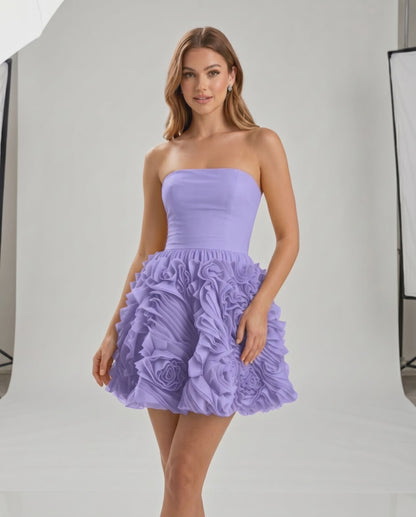 Rosette Mini Dress