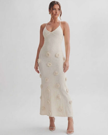 Ramblion Niya midi dress — runway video 2 · styled for cocktail and formal season